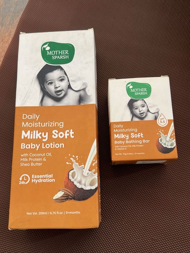 Mother Sparsh Baby Lotion &amp; Bathing Bar