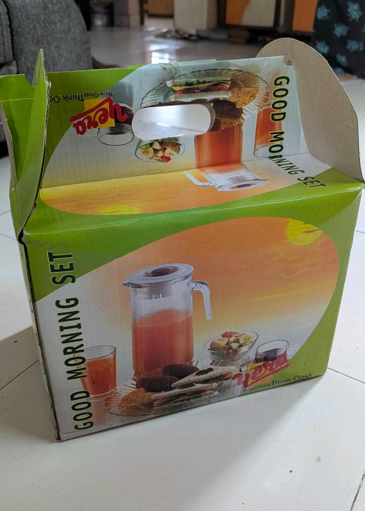 Good Morning Set For Dining Table| Glass सेट