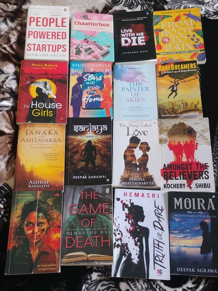 Assorted Fiction and Non-Fiction Books
