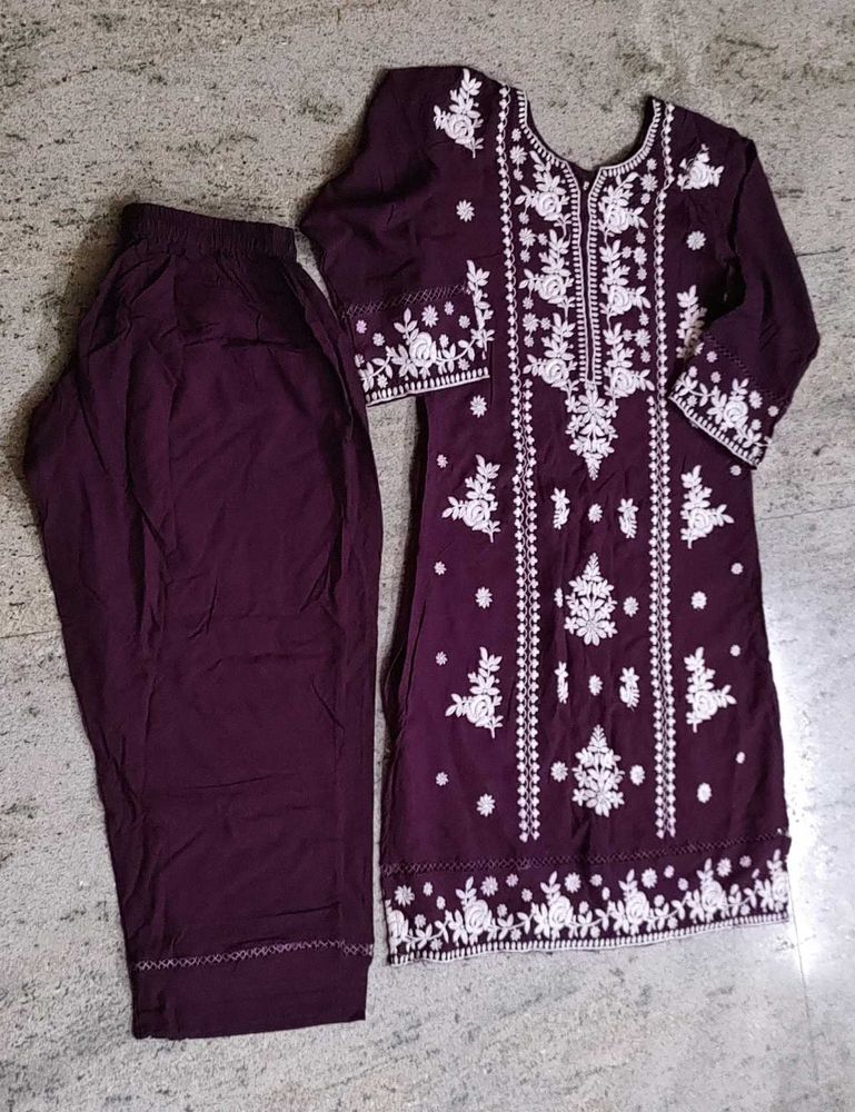 Chikankari Kurta Set 😍