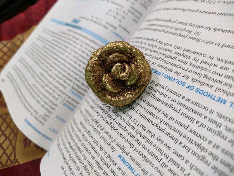 Golden Rose Hair Pin