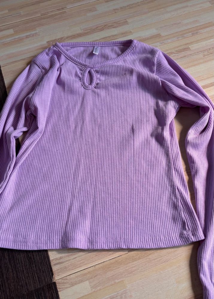 Lavender Long Sleeve Top
