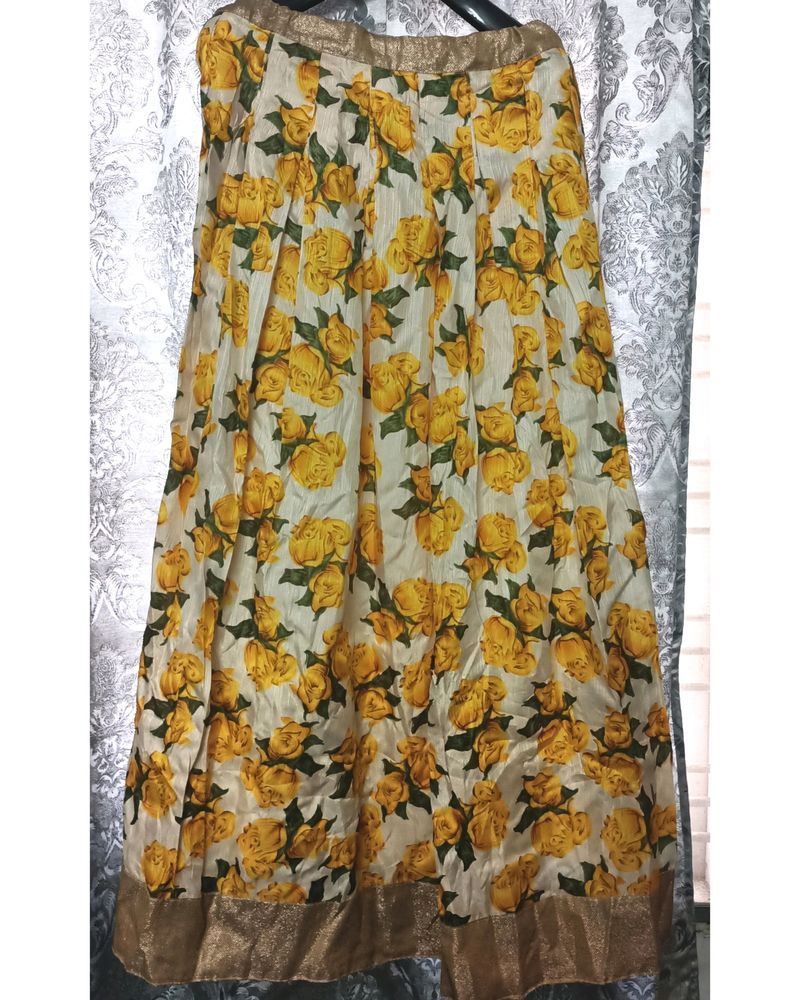 Floral Print Skirt