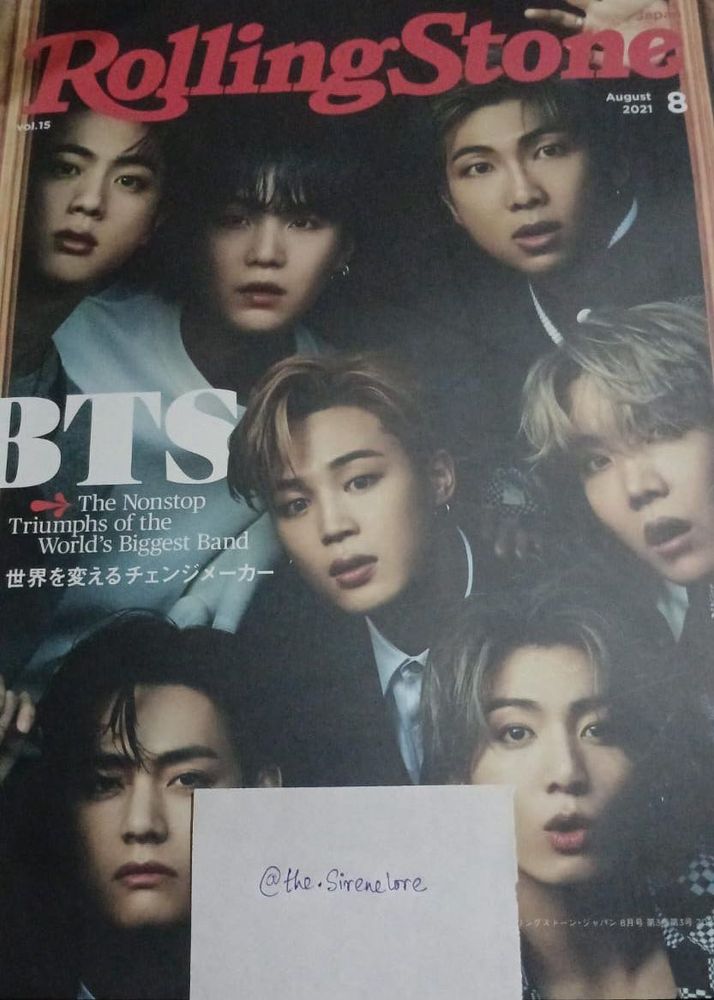 BTS ROLLING STONE MAGAZINE