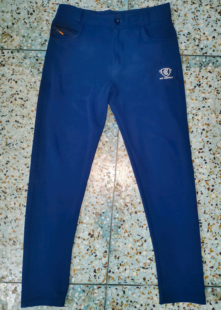 We perfect Lycra Blue Blend Trousers
