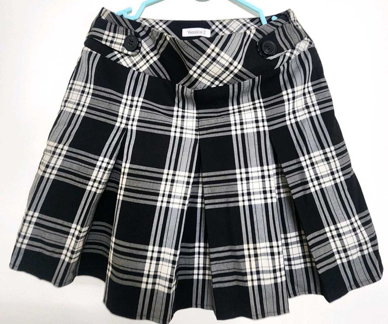 Plaid Mini Skirt
