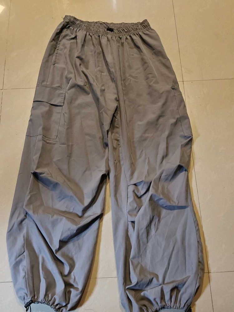 Gray Cargo Sweatpants