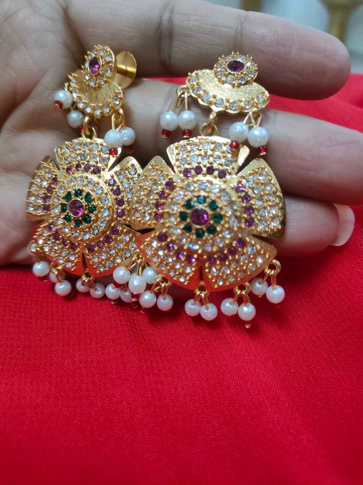 Beautiful Jadau Earrings