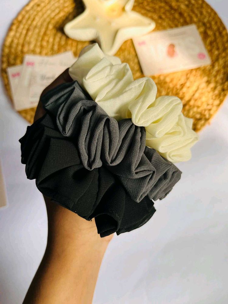 3 Pcs Fluffie Scrunchies
