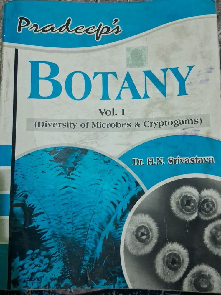 Pradeep&#39;s Botany B.sc 1st Year Volume 1 (Diversity Of Microbes And Cryptogams