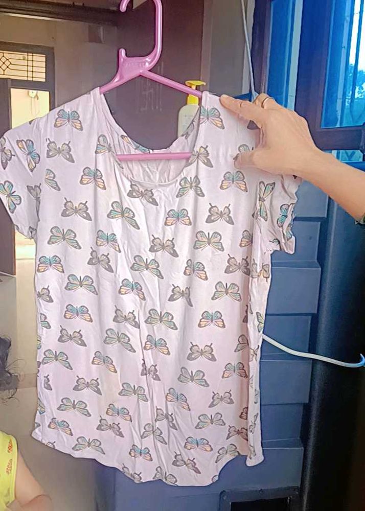 Butterfly Print T-Shirt