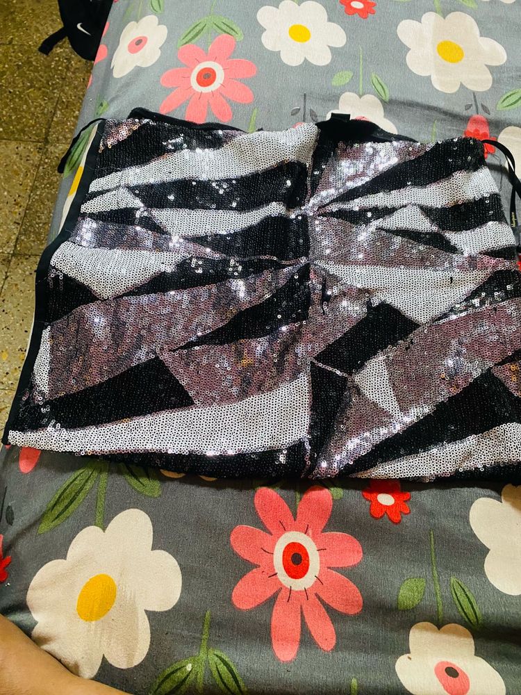 Sequin Mini Skirt