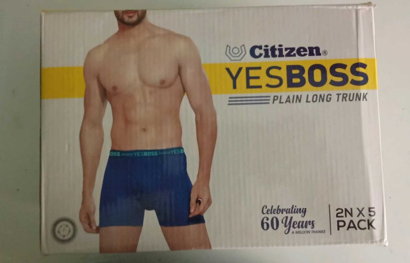 Men&#39;s Underwear 2  ( Plain Long Trunk)