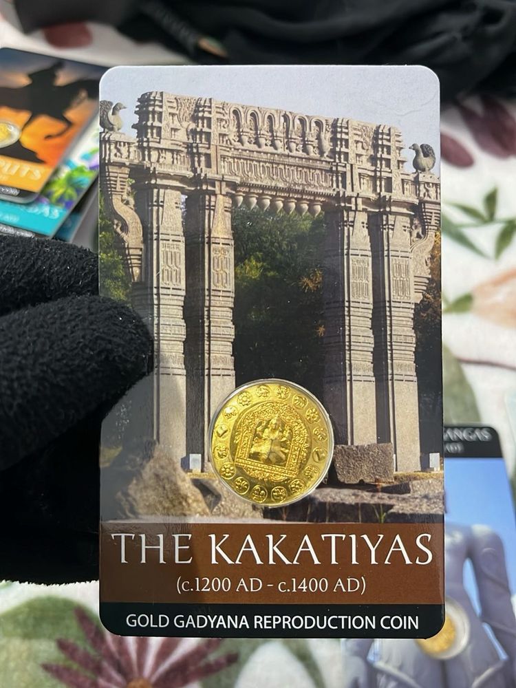 Kakatiyas Gold Gadyana Reproduction Coin