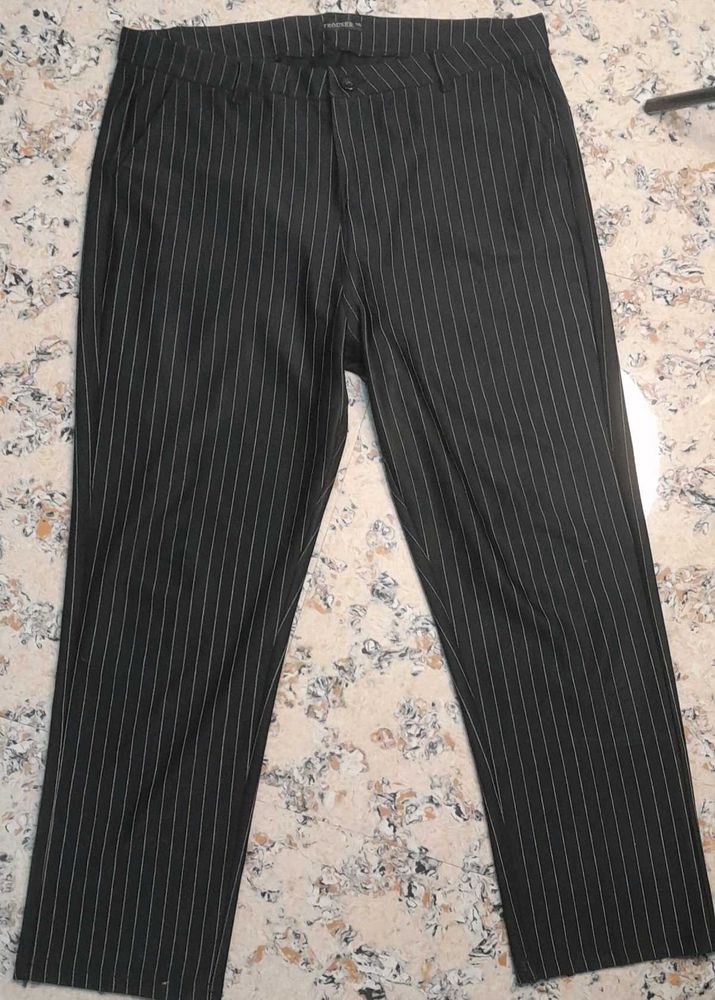 Striped Black Pants