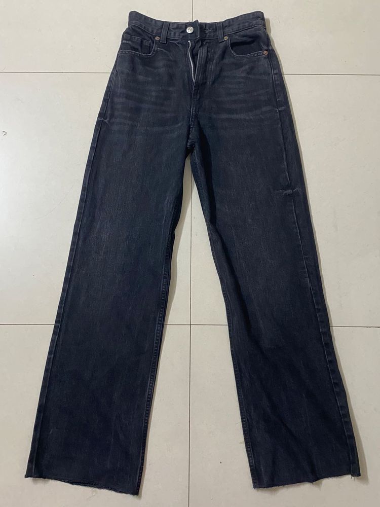 Black charcoal jeans