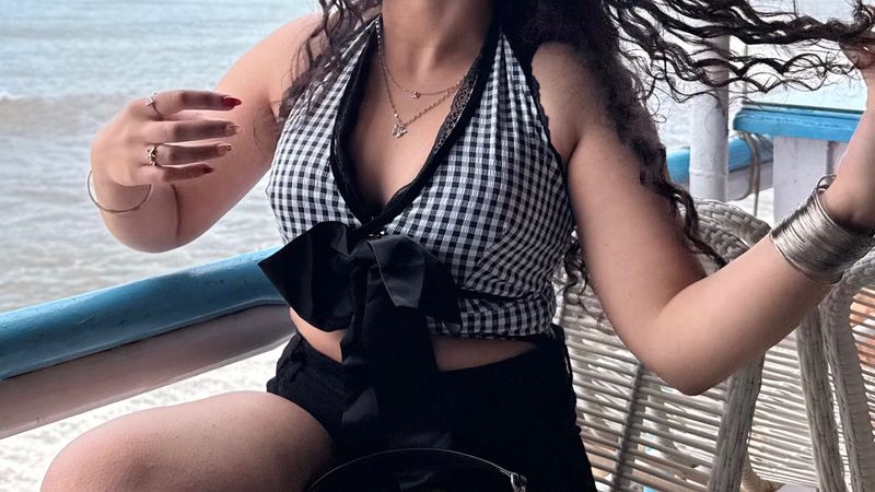 Halter Neck Padded Top