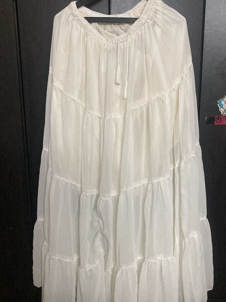White Long Fairy Skirt