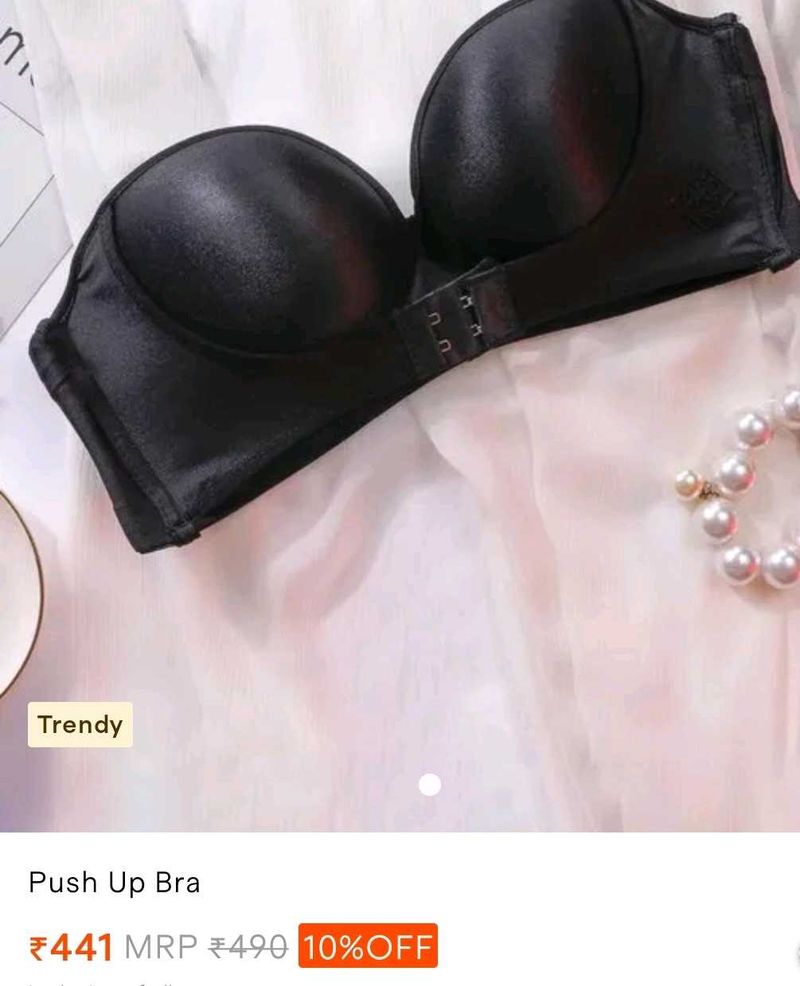 Push up invisible strapless Bra