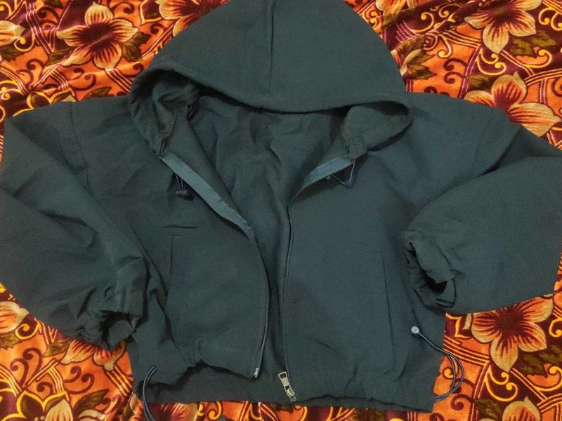 Hooded Crop Jacket