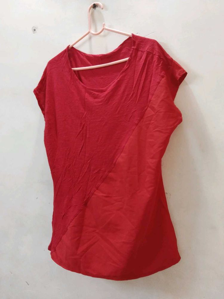 Cherry Red short sleeve tee