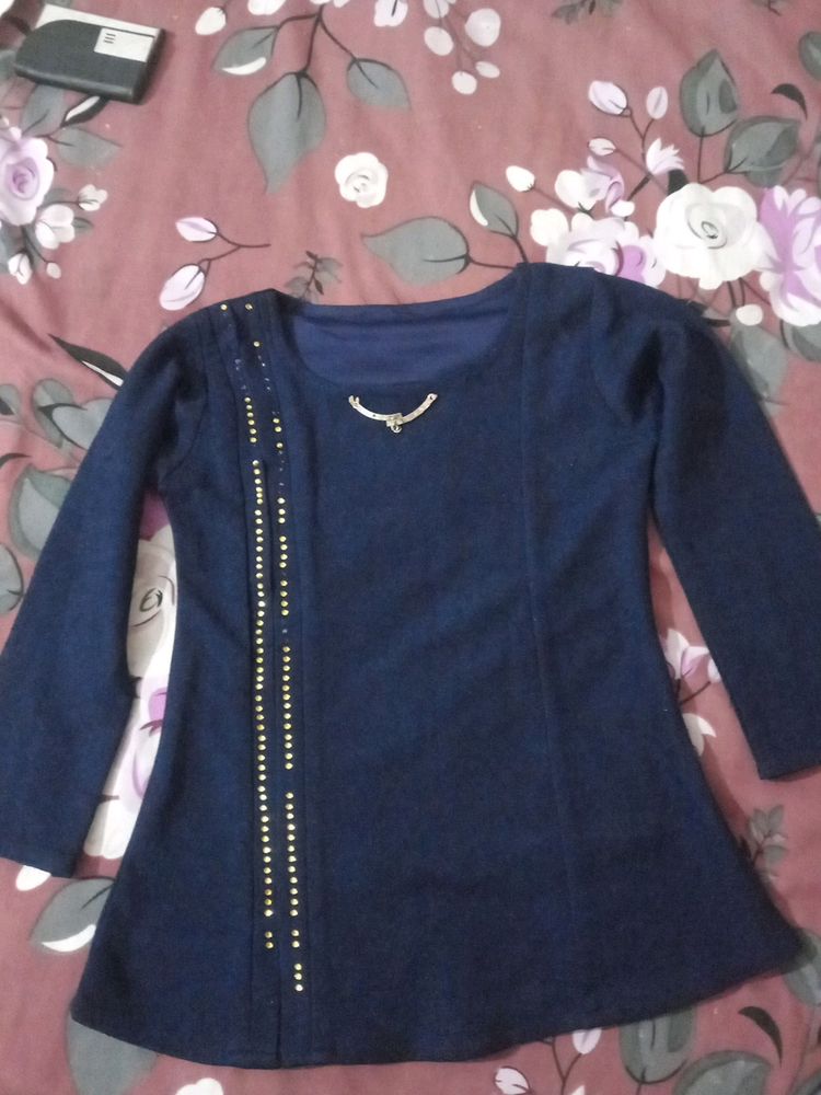 S Beautiful Blue Top . 2, 3 Time Wear ,
