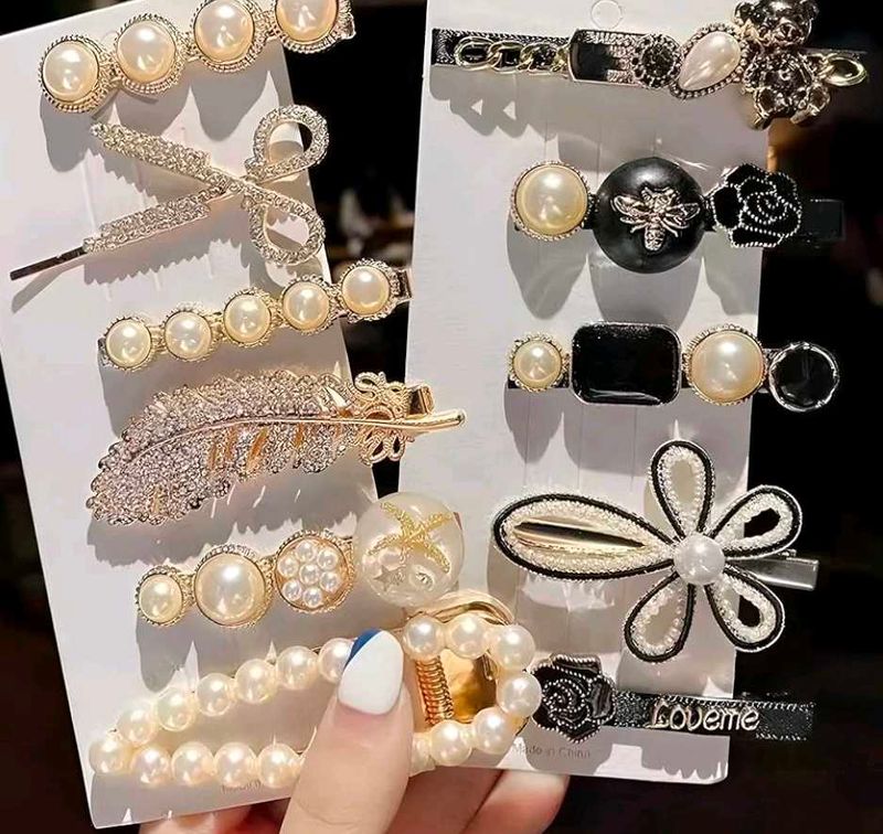 Annacreations 11 Pcs Korean Fashion Style Pearl Rh