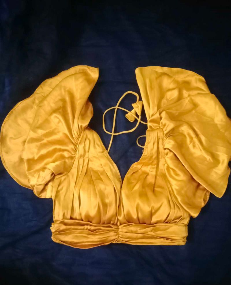 Golden Party Blouse