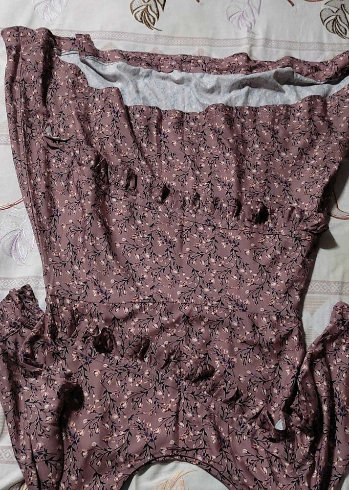Floral Ruffle Dress