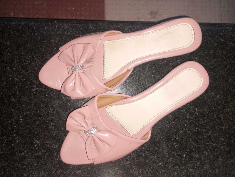 Cute Pink Bow Little Heels