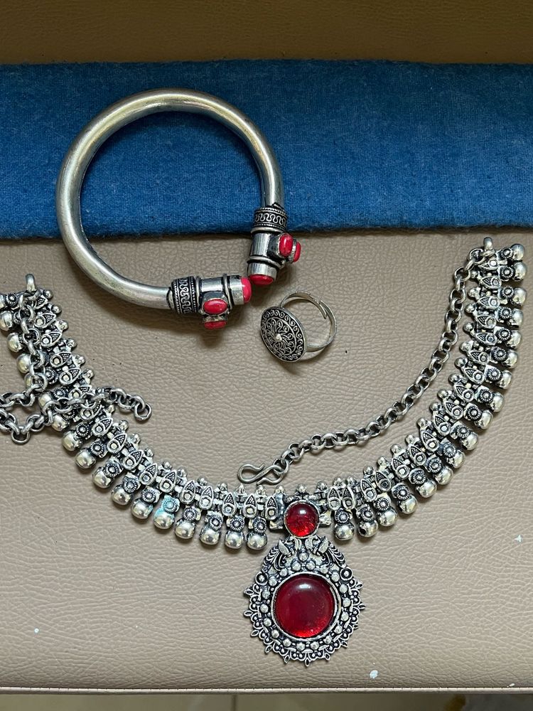 German Silver Necklaces Set