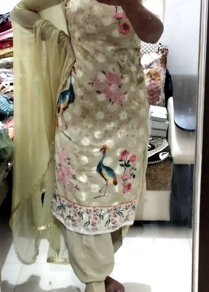 Silk Patiyala Suit