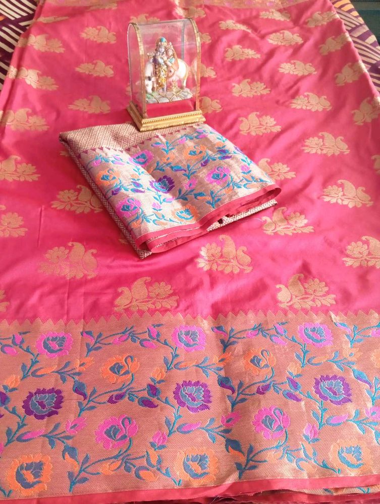 New Saree With Blouse Piece