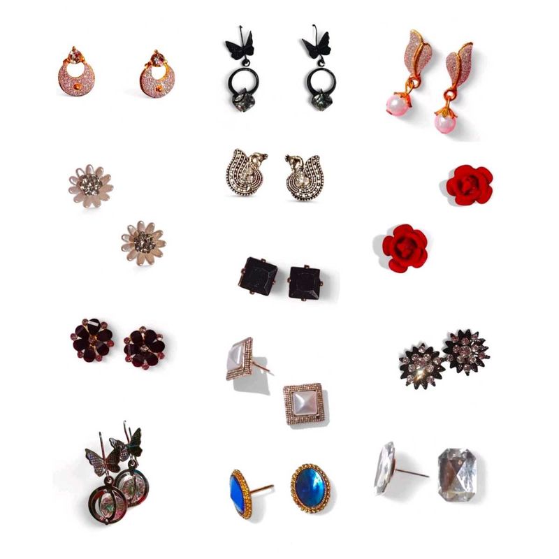 Combo Of Any 3 Pairs | Daily Office Earrings/Studs