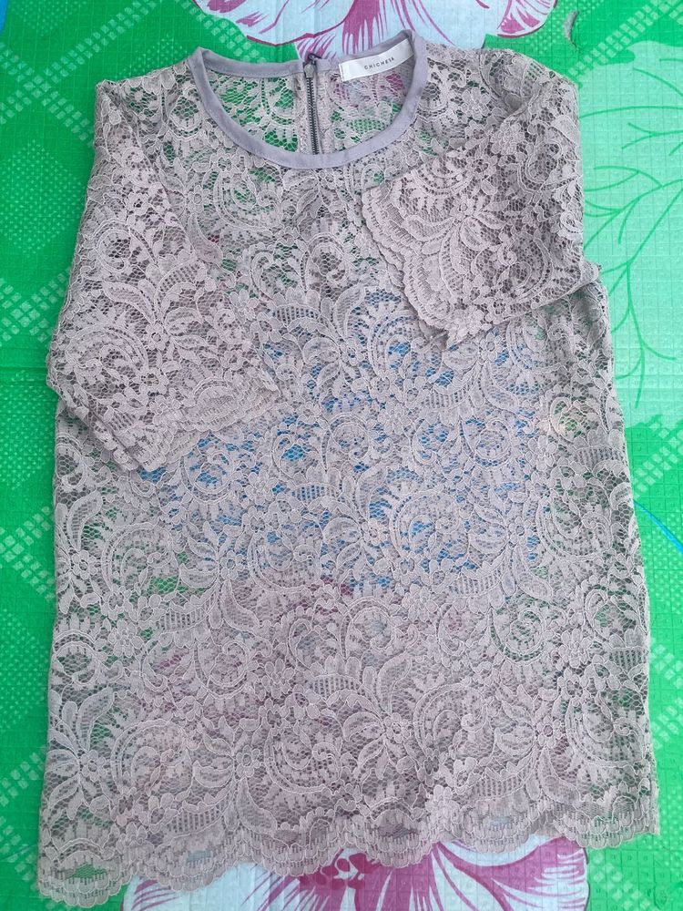 Simple And Eligent Net Tops