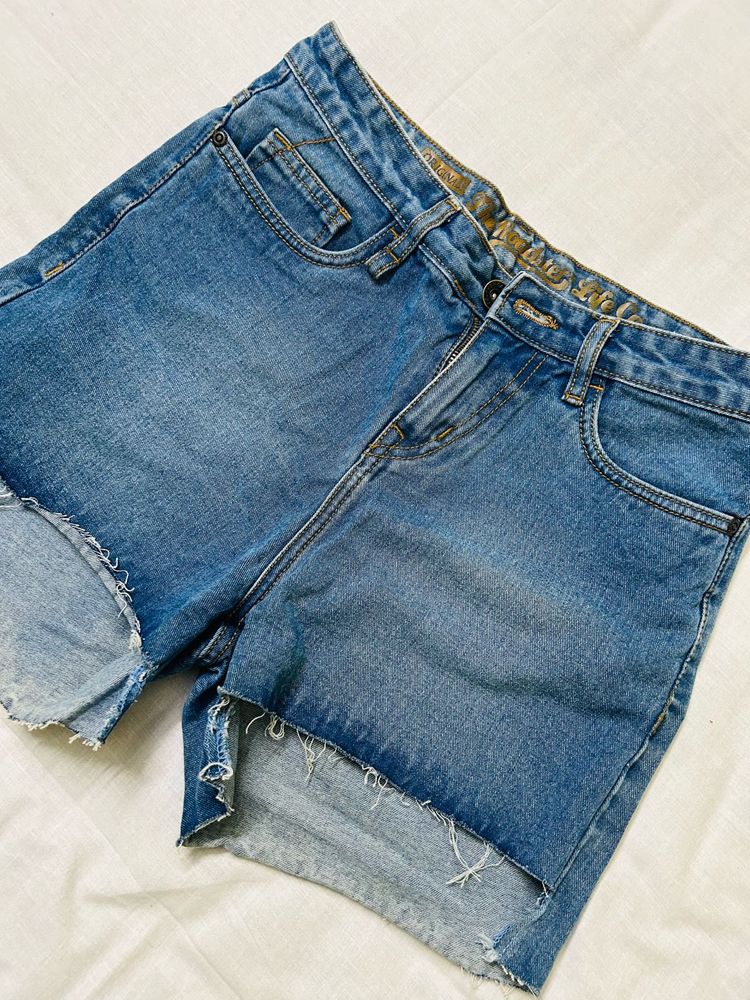 Denim Cutoff Shorts