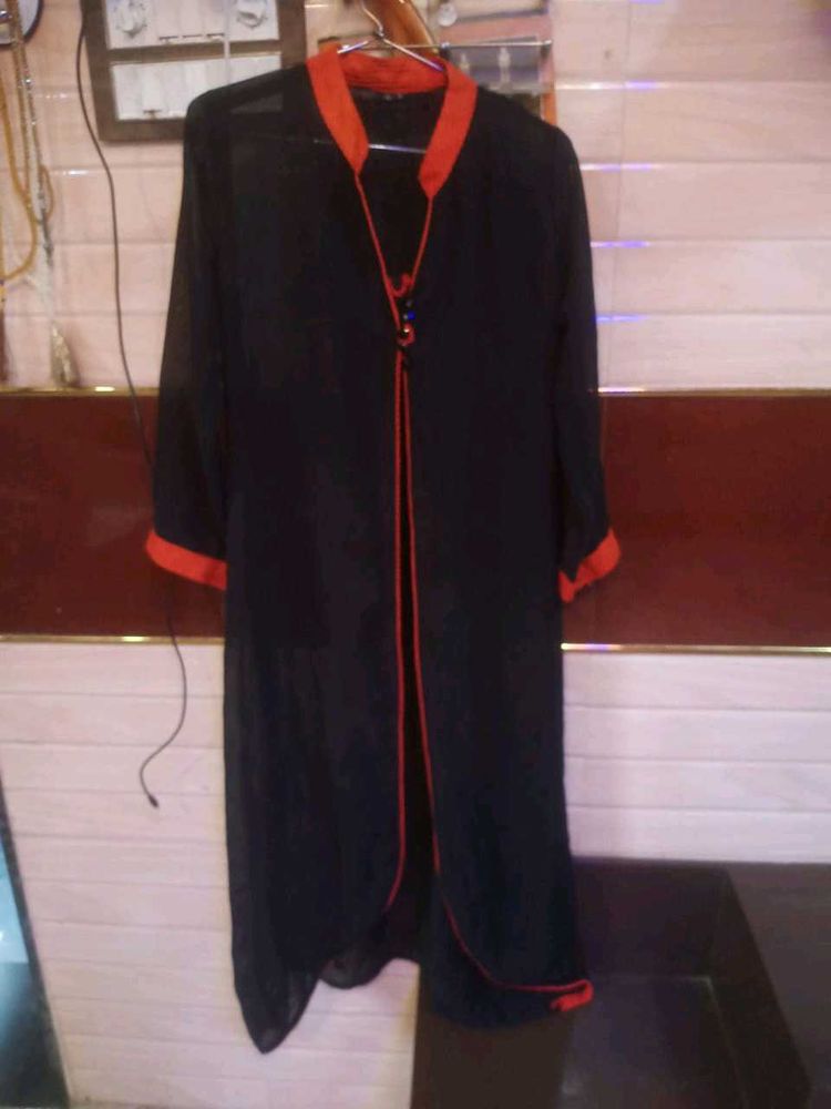 Black Shurg With Red Paipin