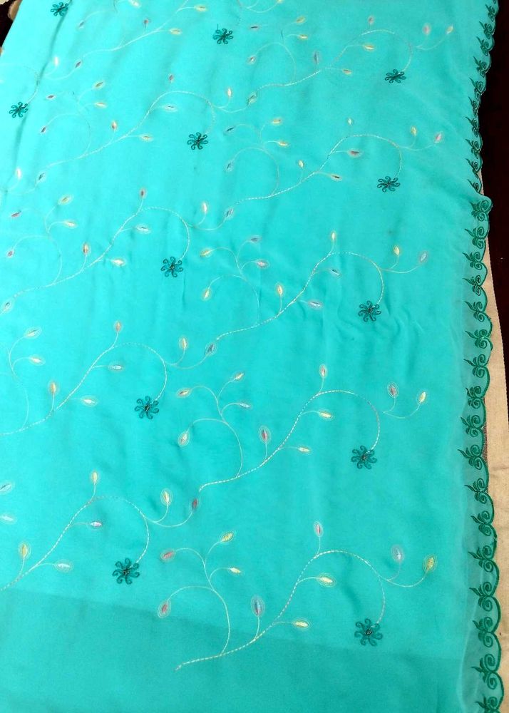 Light Weight Chiffon Saree With Blouse