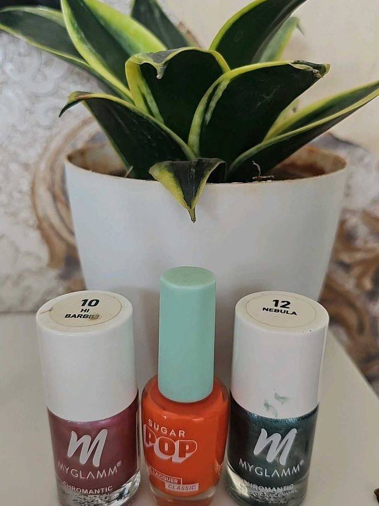 MyGlamm &amp; Sugar Pop Nail Polish Set