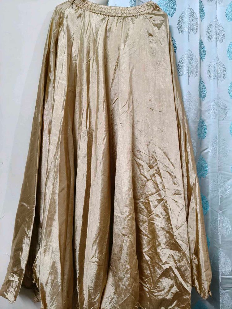 Golden Maxi Skirt