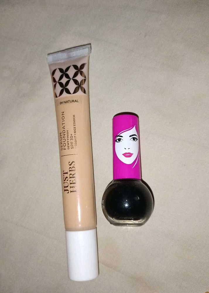 Elle18 Eyeliner &amp; Just Herbs Foundation