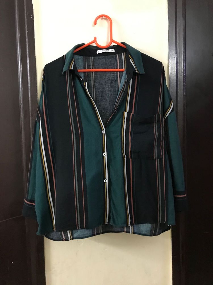 Striped Oversized Shirt Size M/L