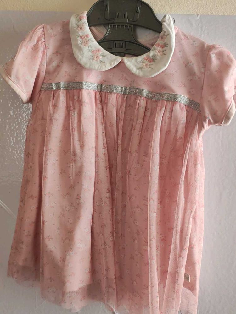 Cute Pink Floral Dress