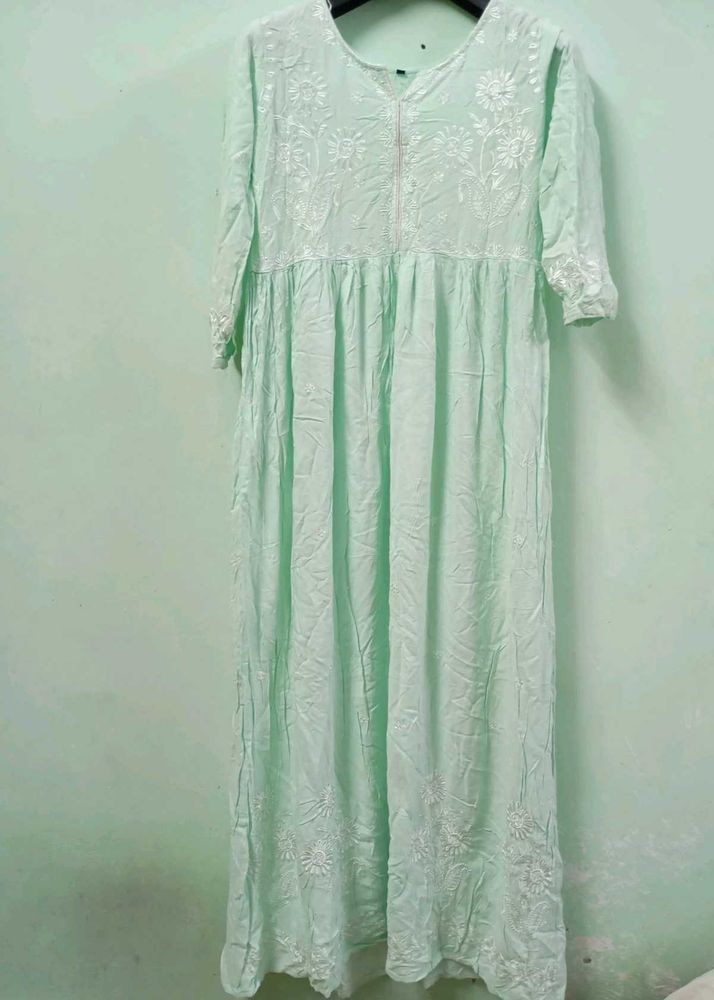 Beautiful 😍 Embroided Long Frock