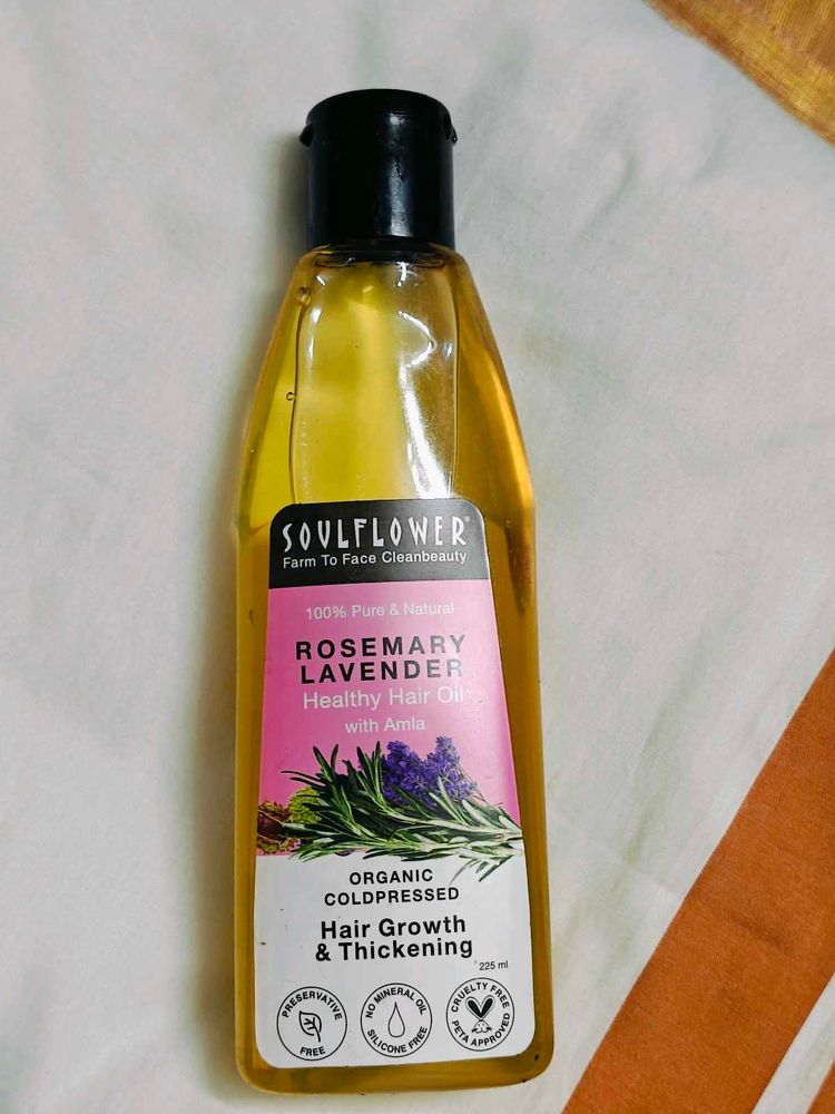 Soulflower Rosemary Lavender Hair Oil