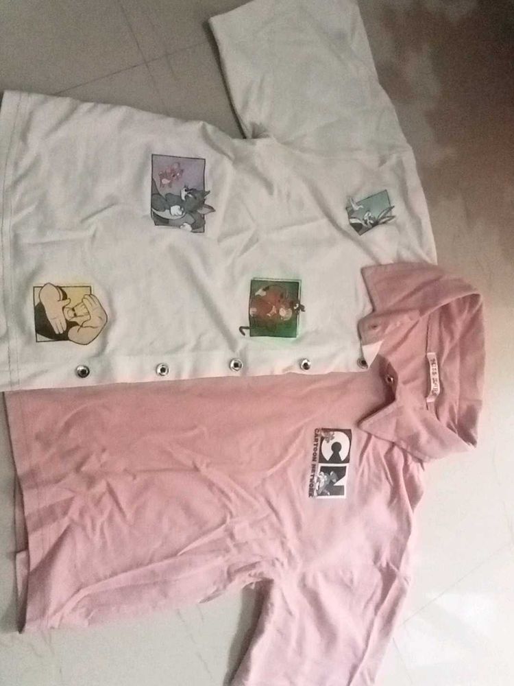 Cartoon Print T-Shirt