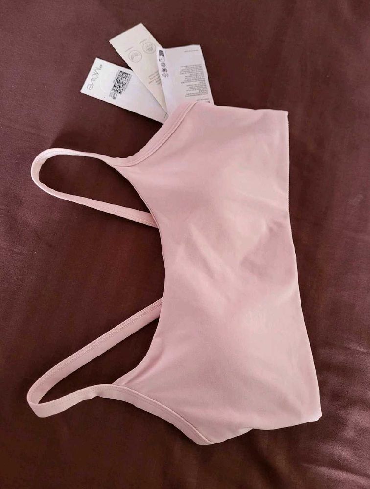 H&amp;M Light Pink Sport Bra /Size-S