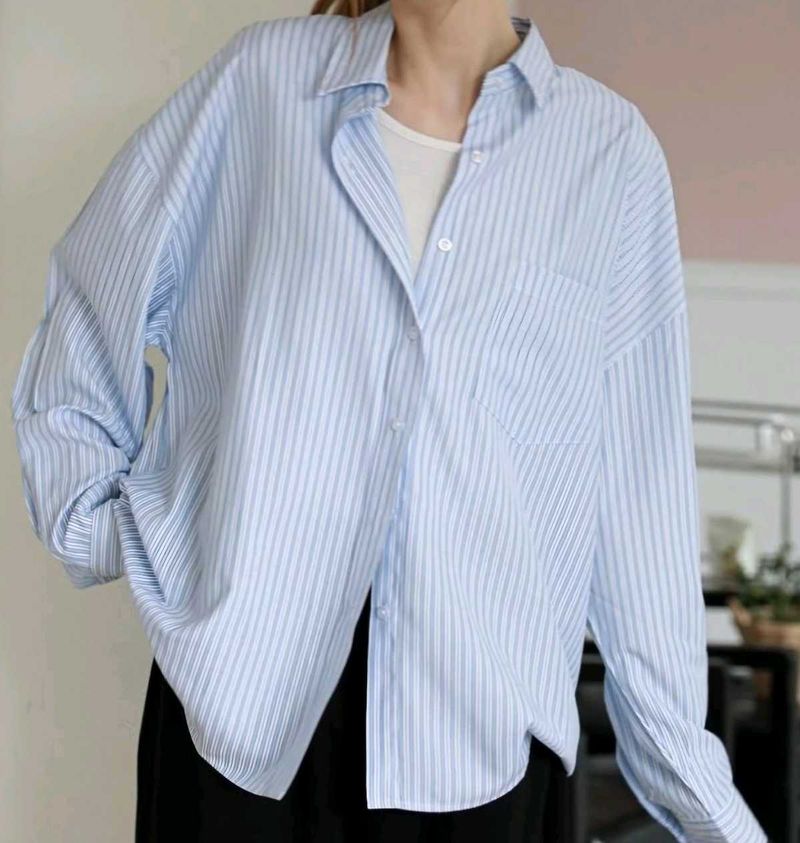 Blue Striped Shirt