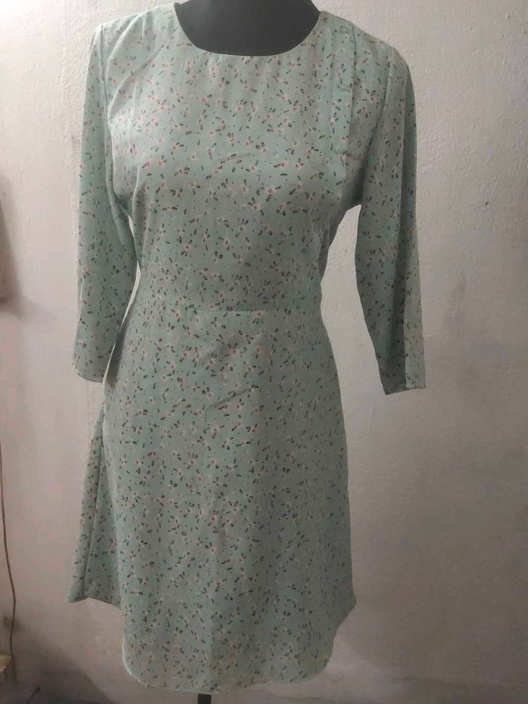Floral Print Mint Dress