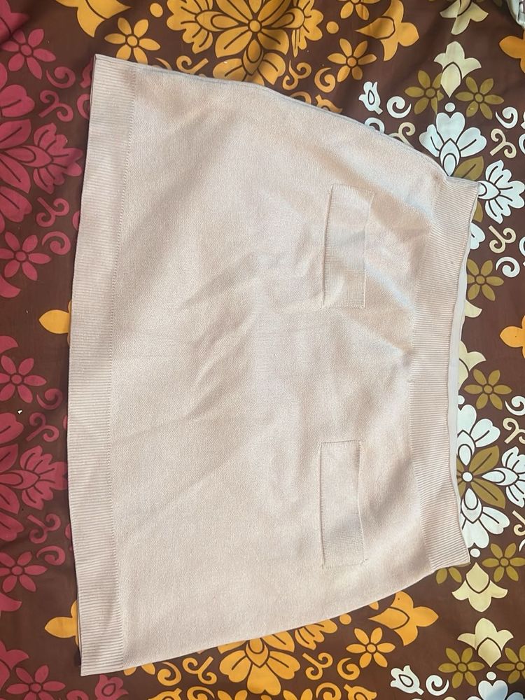 light pink skirt
